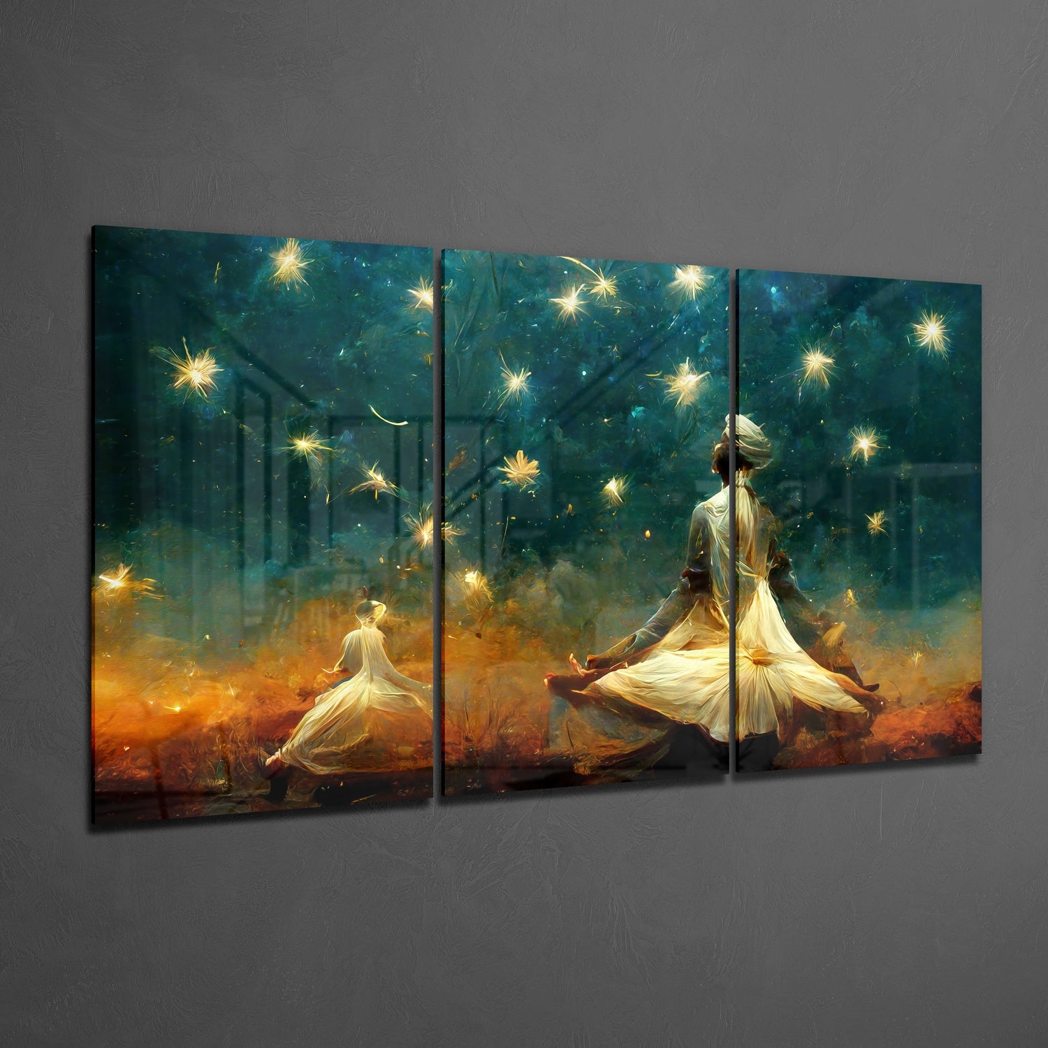 Under the Stars Glass Wall Art.