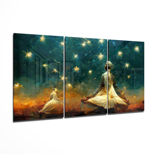 Under the Stars Glass Wall Art.