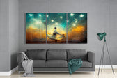 Under the Sky Glass Wall Art.