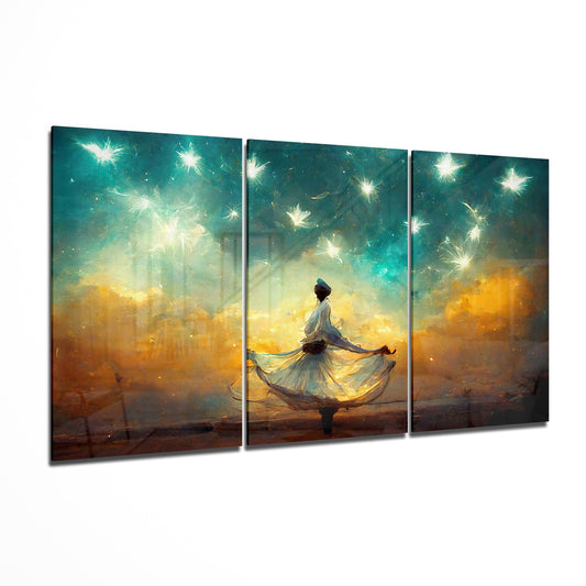 Under the Sky Glass Wall Art.