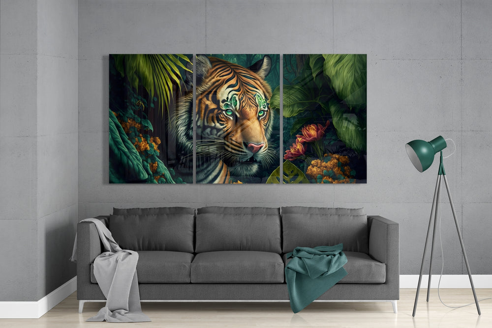 Hunter Glass Wall Art.