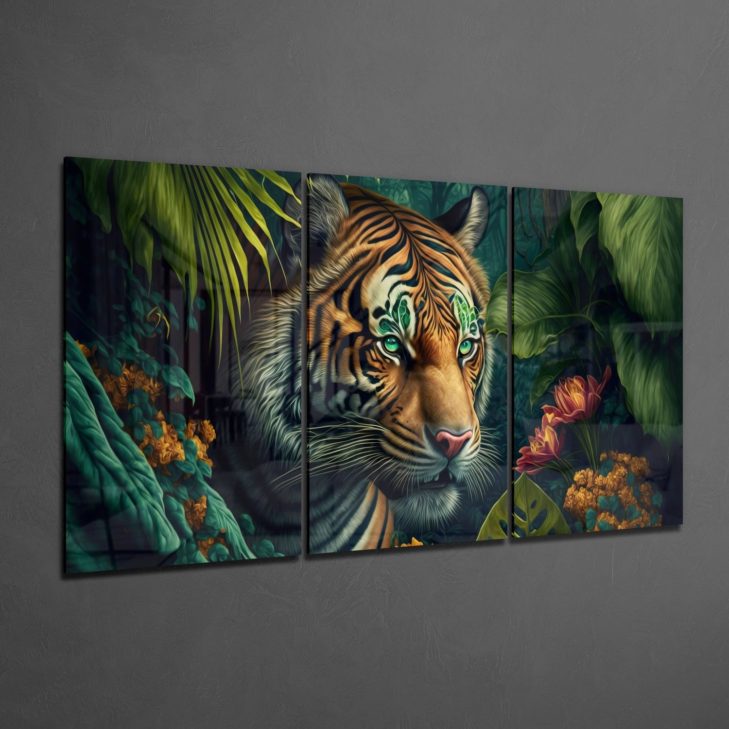 Hunter Glass Wall Art.