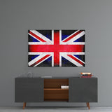 British Flag Glass Wall Art