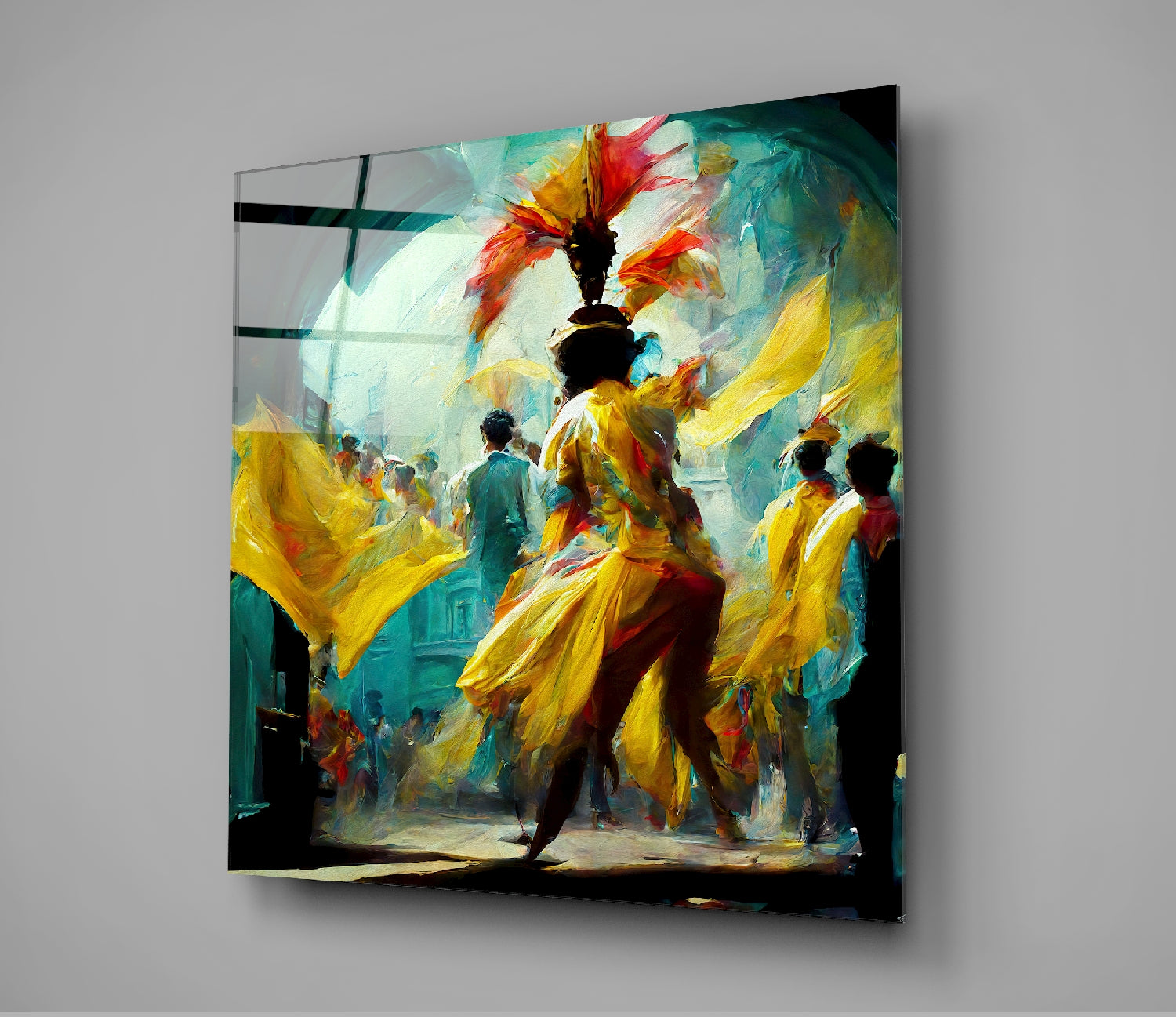 Festival Glass Wall Art  || Designers Collection.