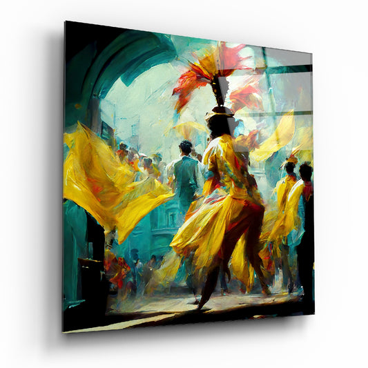 Festival Glass Wall Art  || Designers Collection.