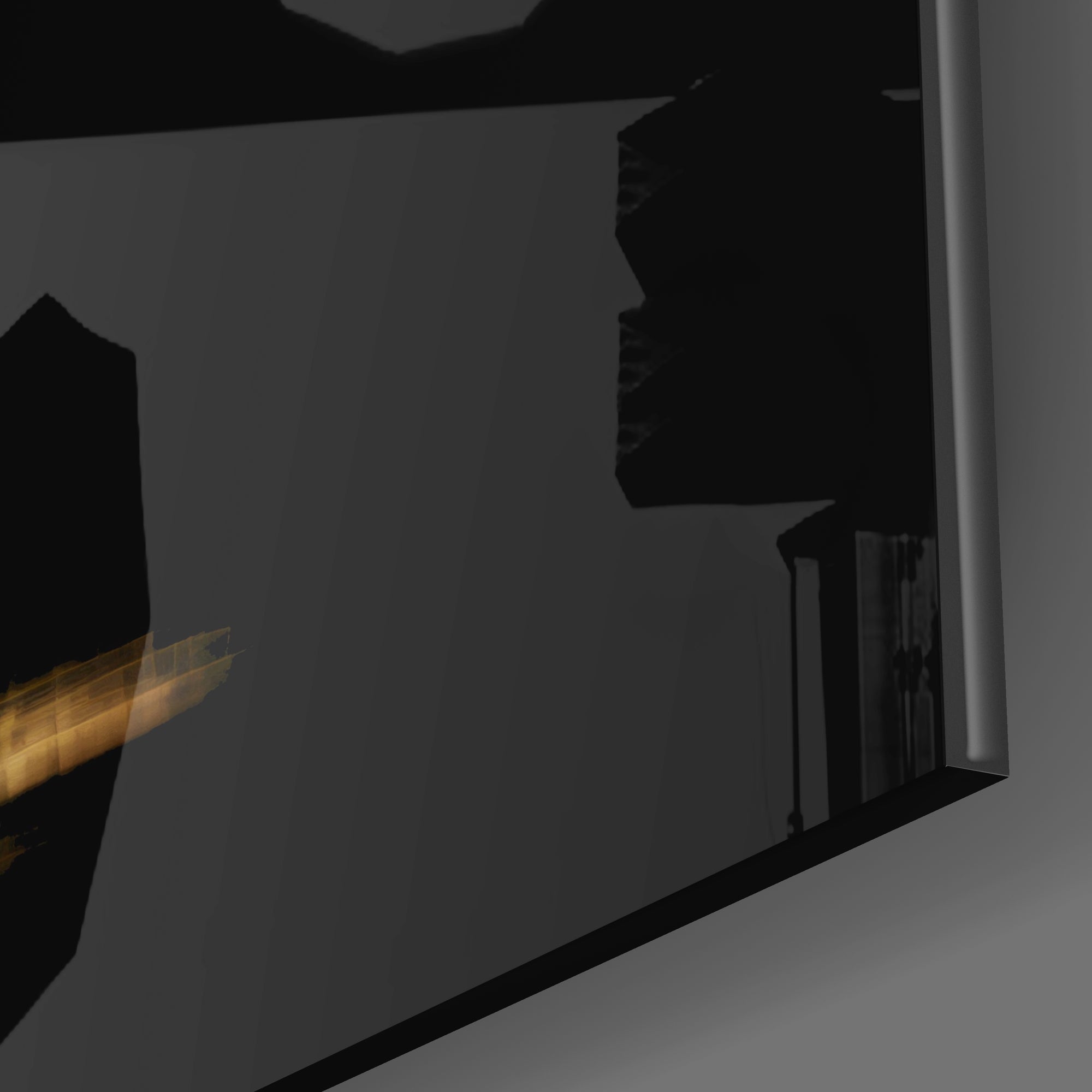 Flame Dancer Glass Wall Art  || Designers Collection.