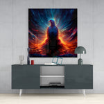 Phoenix Glass Wall Art  || Designers Collection.