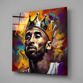 Kobe Bryant Glass Wall Art  || Designers Collection.
