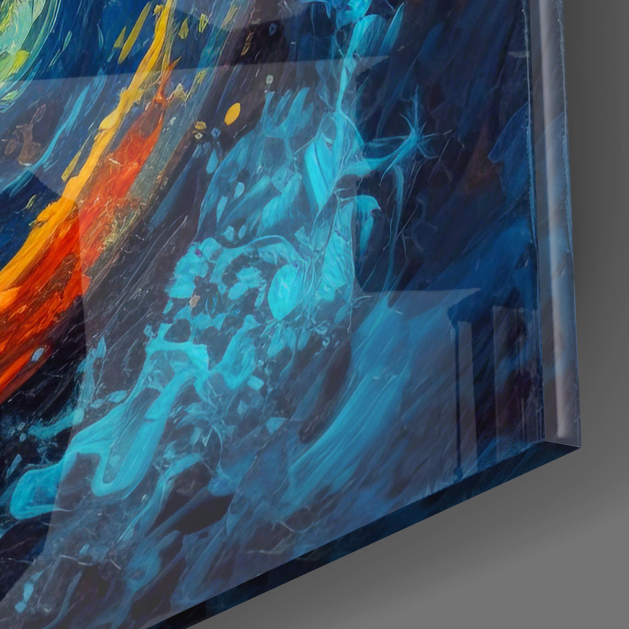 Sophisticated Ying and Yang Glass Wall Art  || Designers Collection.