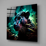 Panther Glass Wall Art  || Designers Collection.