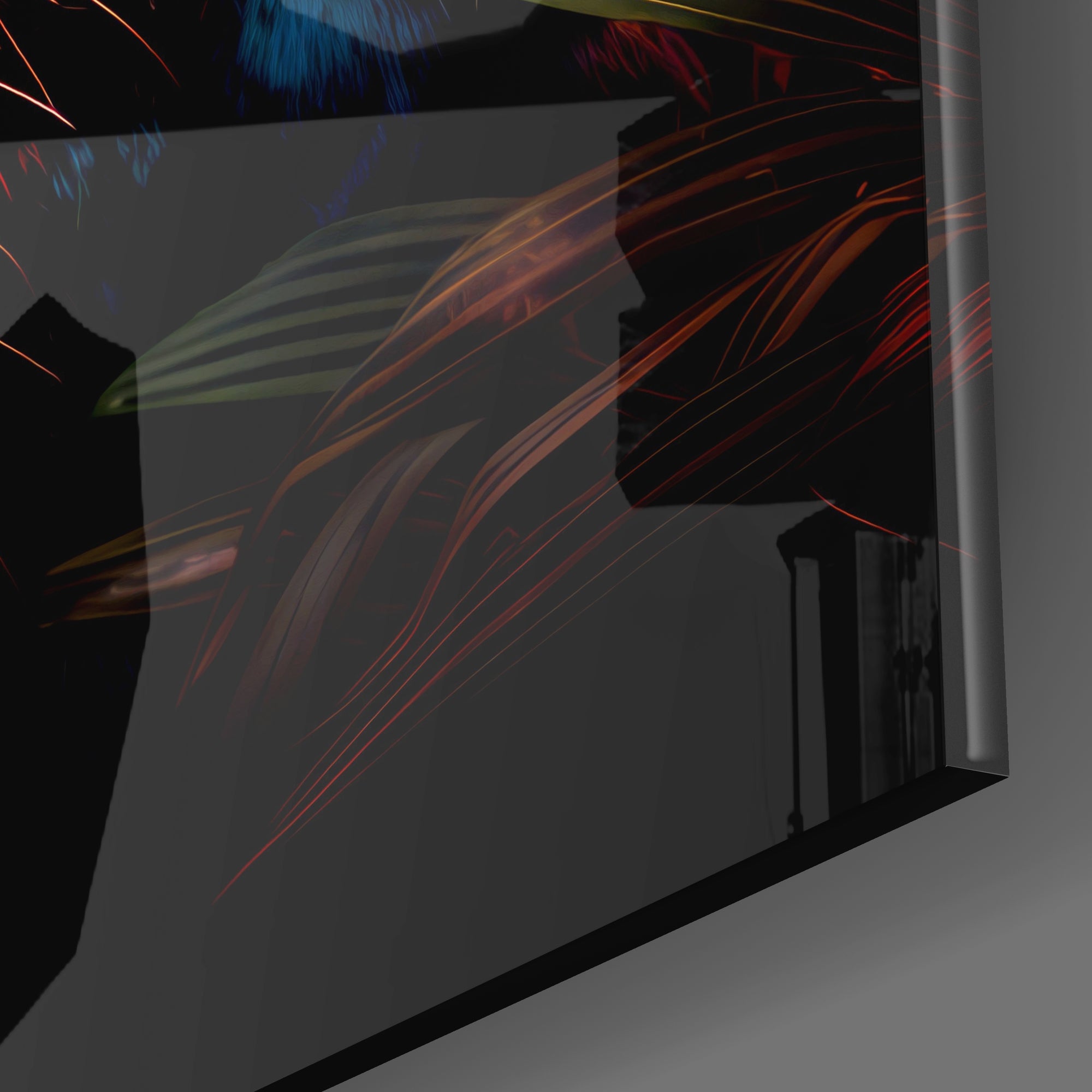 Panther Glass Wall Art  || Designers Collection.