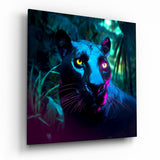 Panther Glass Wall Art  || Designers Collection.