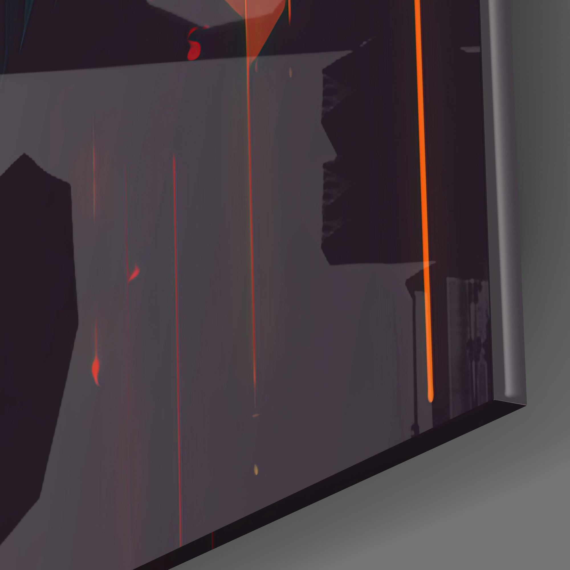 Ape the Thinker Glass Wall Art  || Designers Collection.