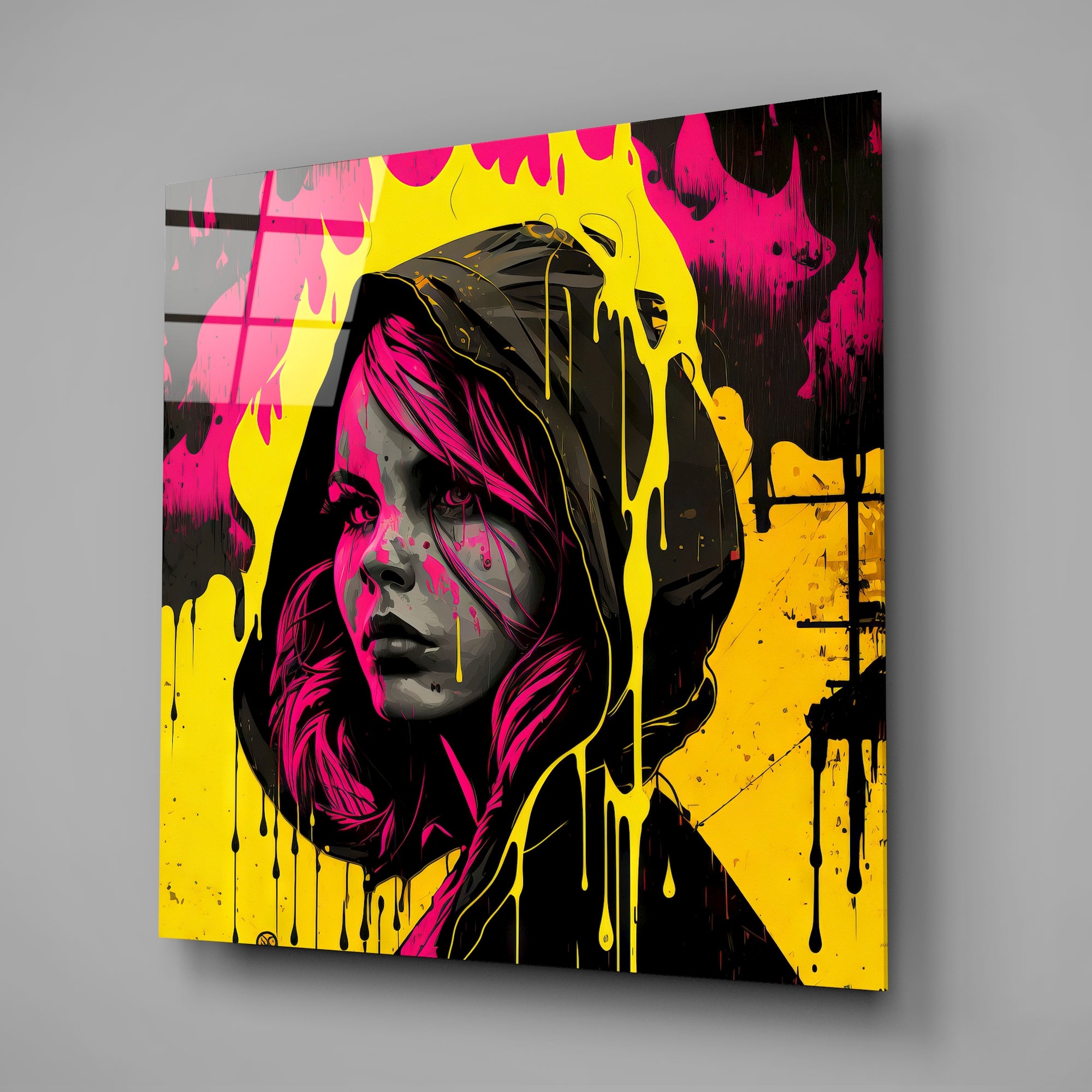 Woman Glass Wall Art  || Designers Collection.