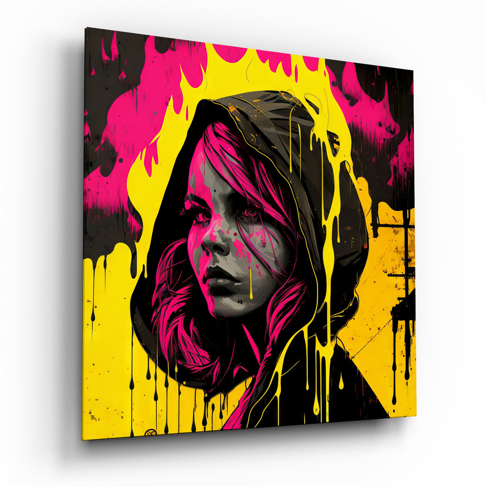 Woman Glass Wall Art  || Designers Collection.