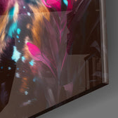 Forest Dog Glass Wall Art  || Designers Collection.