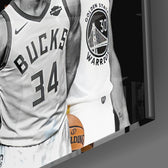 Nba All Star Glass Wall Art.
