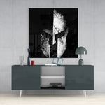 Spartans Glass Wall Art.