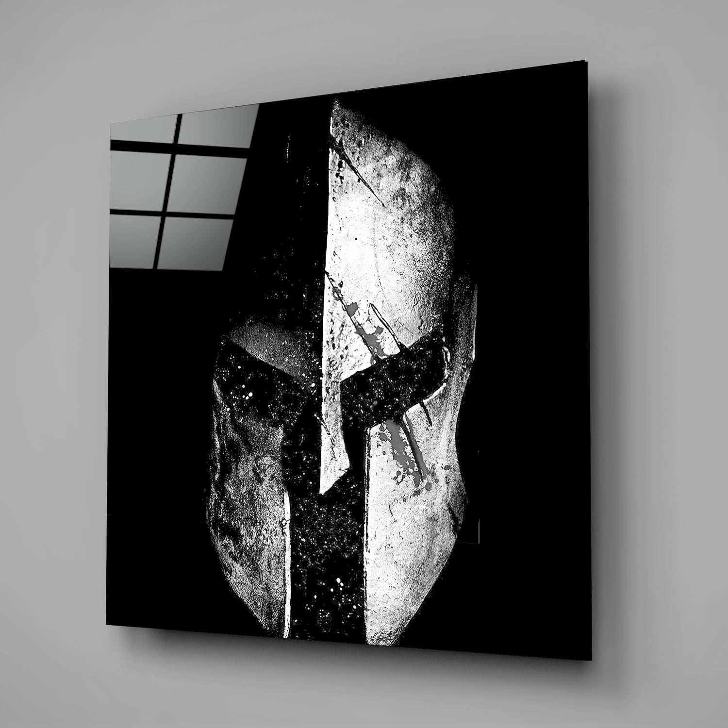 Spartans Glass Wall Art.