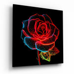 Rose Glass Wall Art.