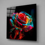Rose Glass Wall Art.