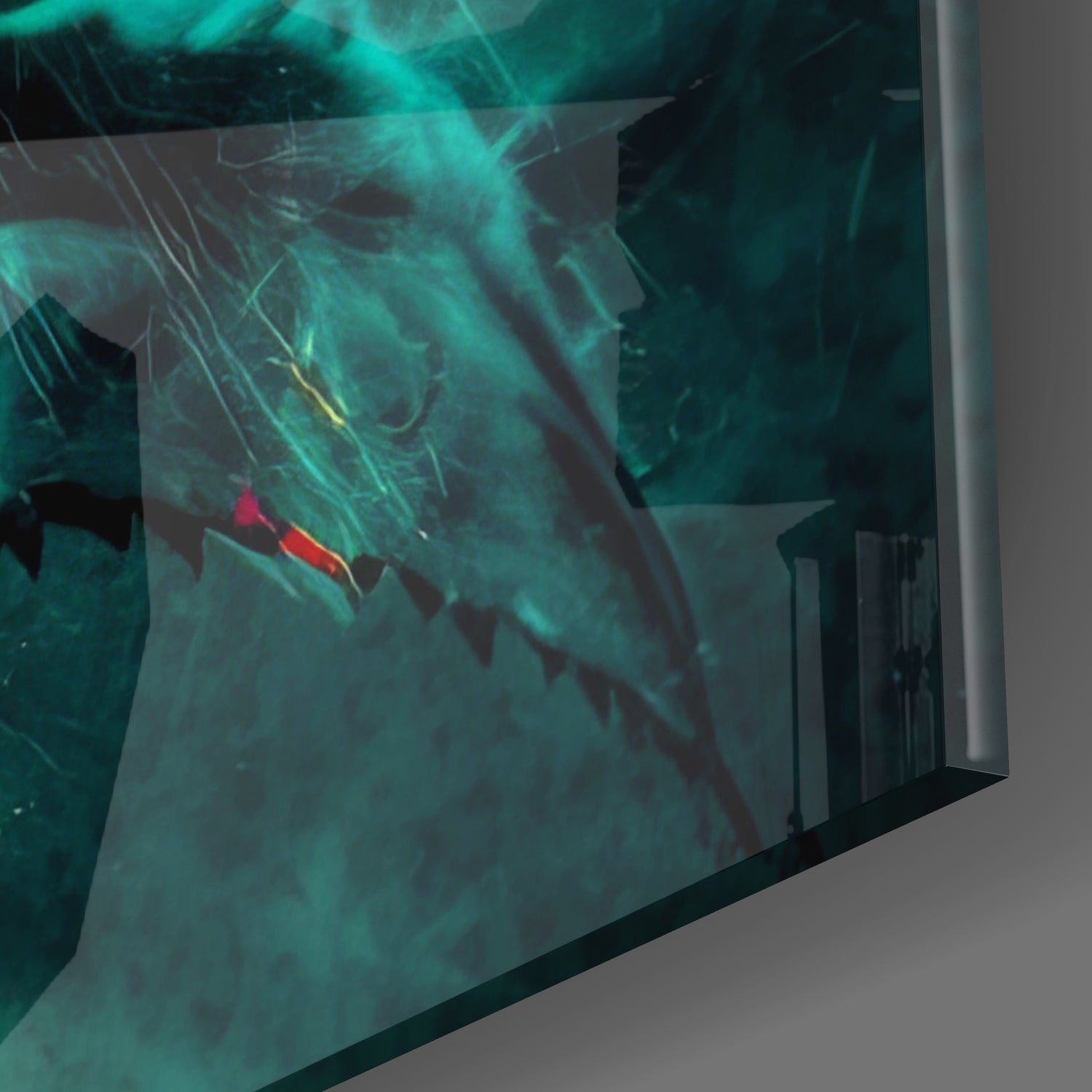 Yellow Rose Glass Wall Art.