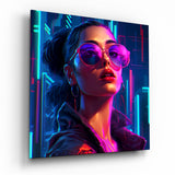 	Young Girl Glass Wall Art