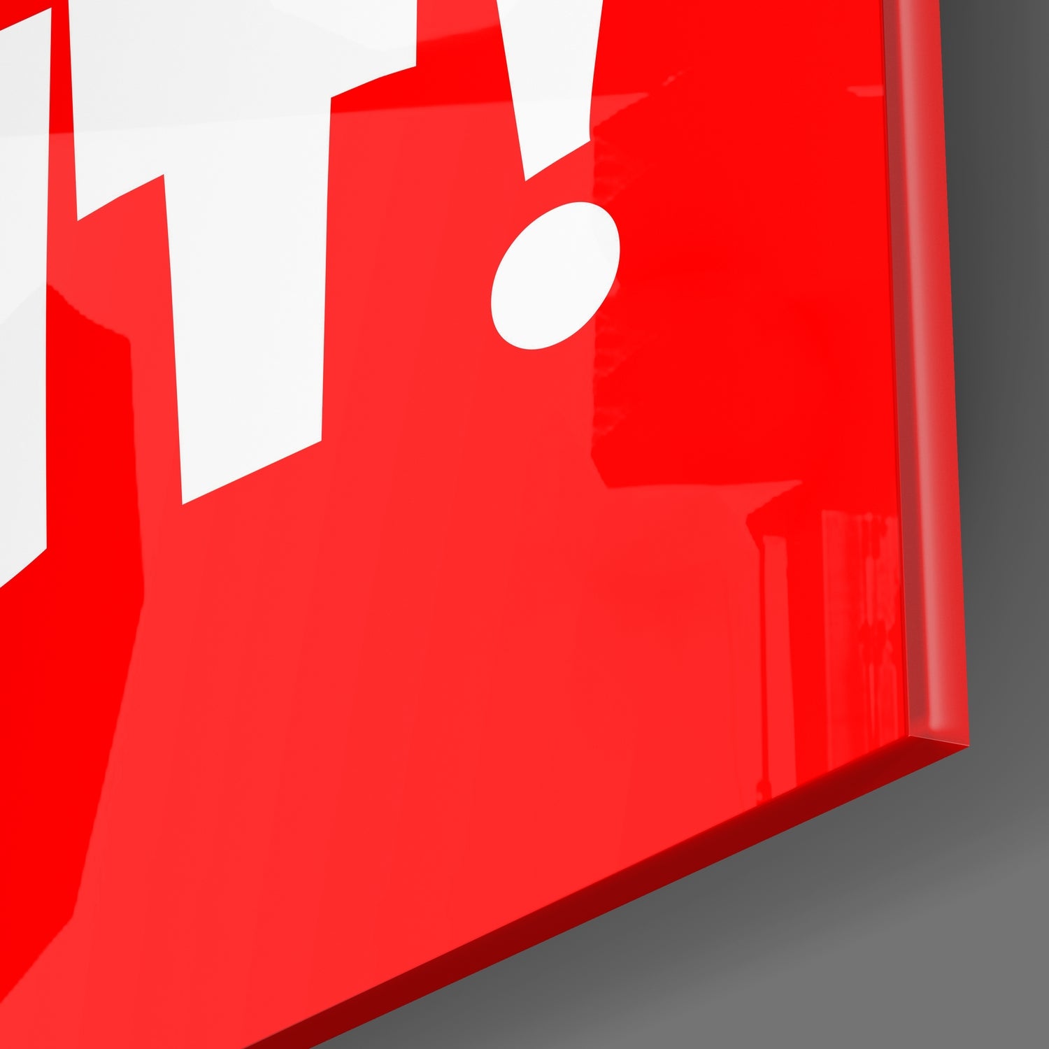 If I'M Not A Boss Glass Wall Art.