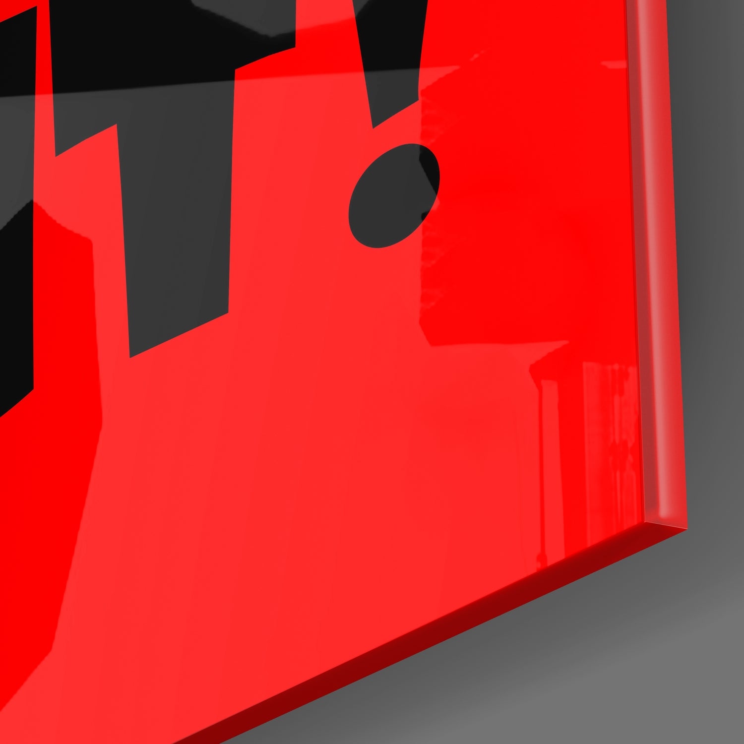 If I'M Not A Boss Glass Wall Art.