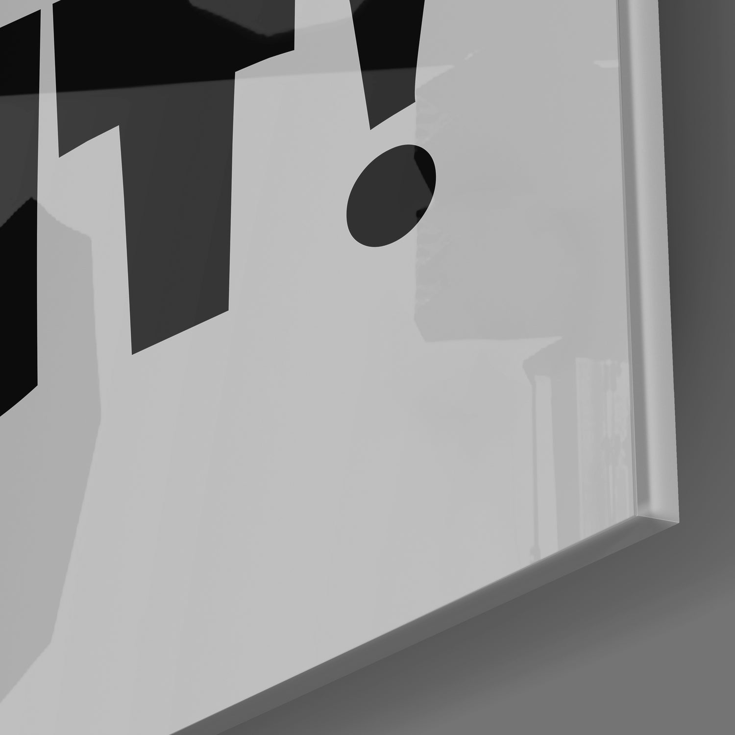 If I'M Not A Boss Glass Wall Art.