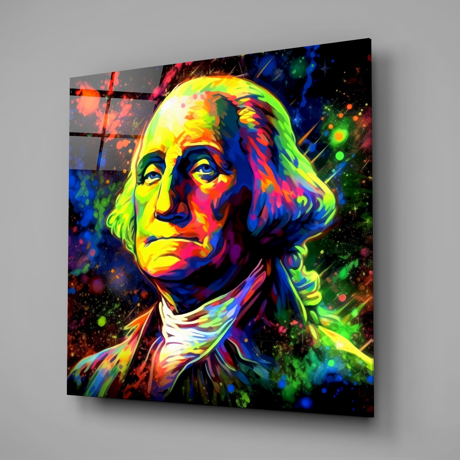 Benjamin Franklin Glass Wall Art.