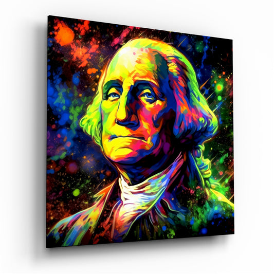 Benjamin Franklin Glass Wall Art.