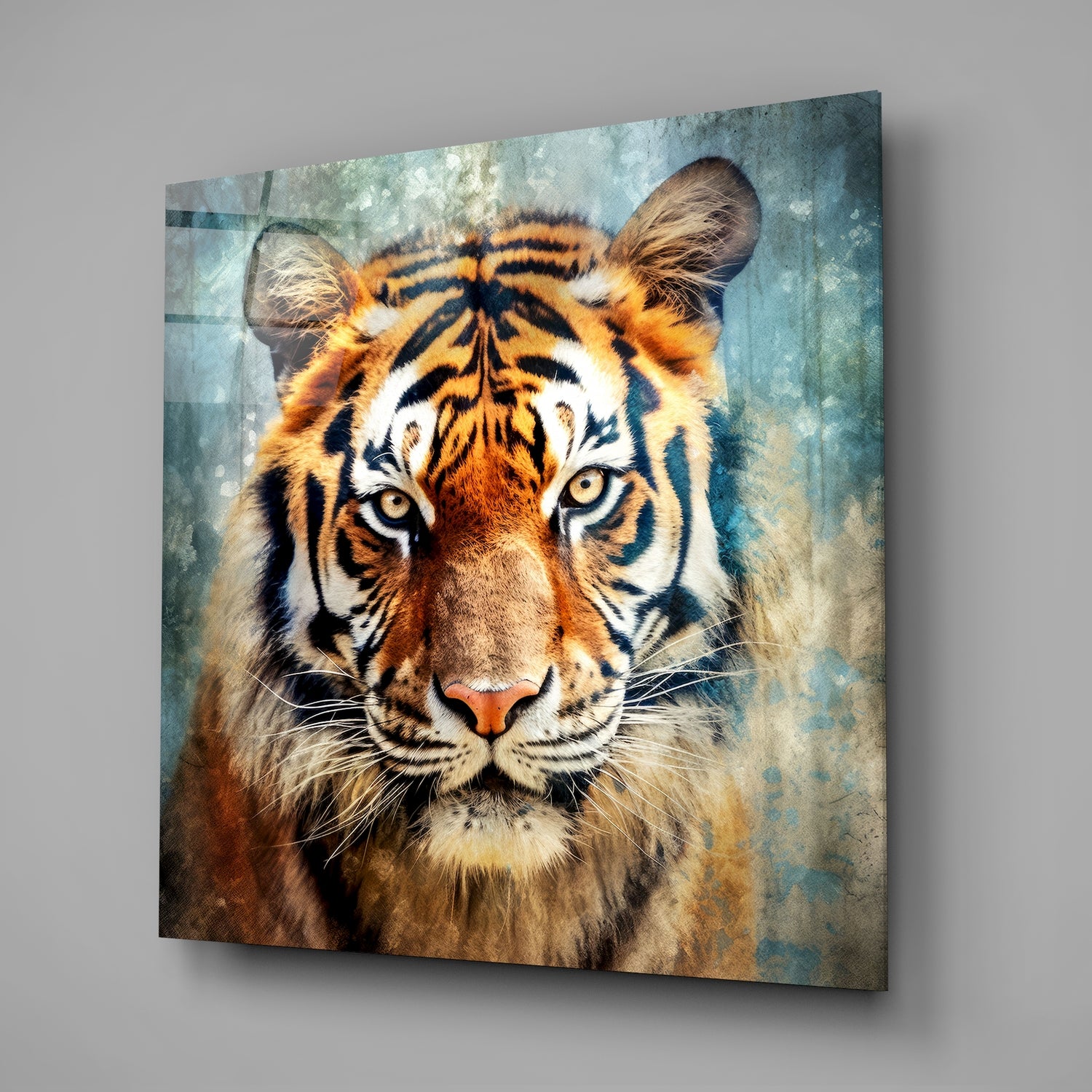 Tiger Glass Wall Art.