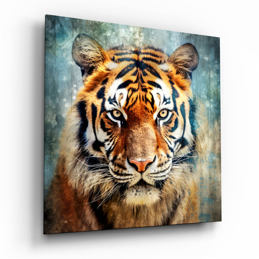 Tiger Glass Wall Art.