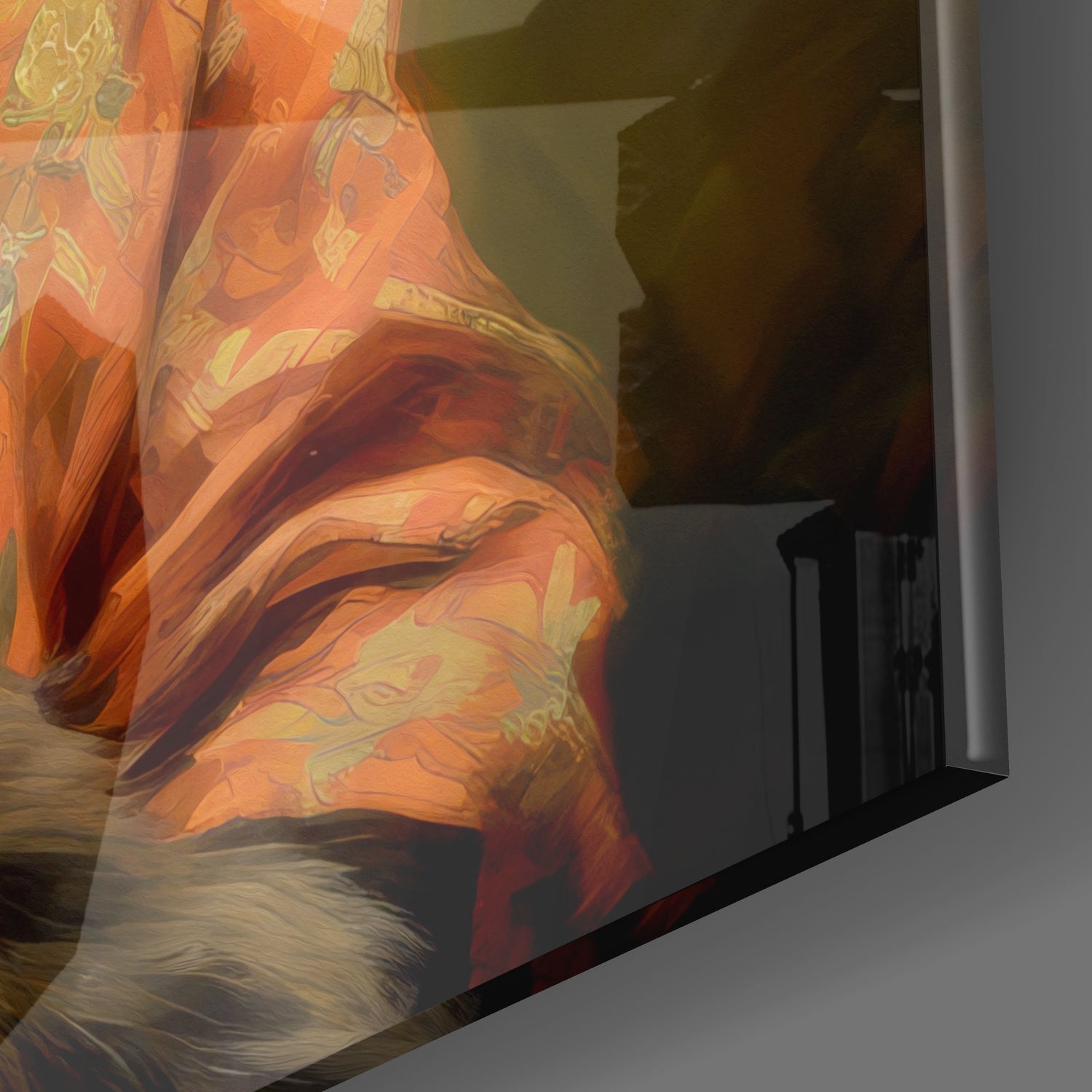 The Coolest Cat V2 Glass Wall Art.