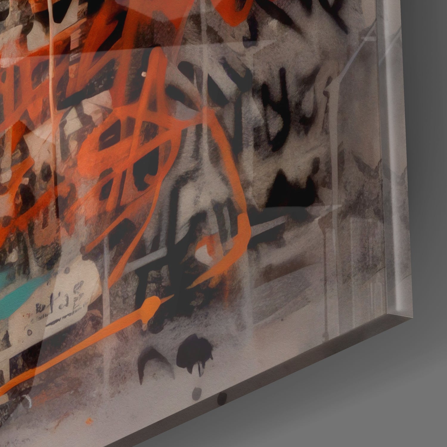 Rabbit Glass Wall Art.