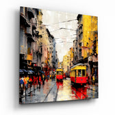 Istiklal Street Glass Wall Art.