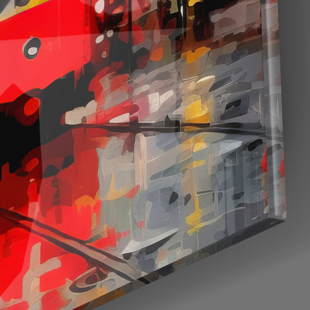 Istiklal Street Glass Wall Art.