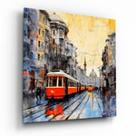 Istiklal Street Glass Wall Art.