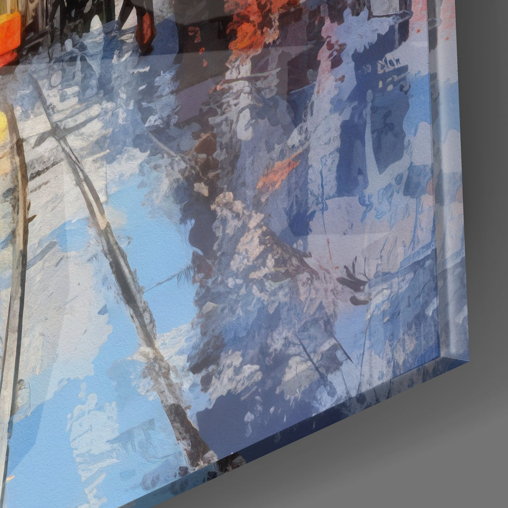 Istiklal Street Glass Wall Art.