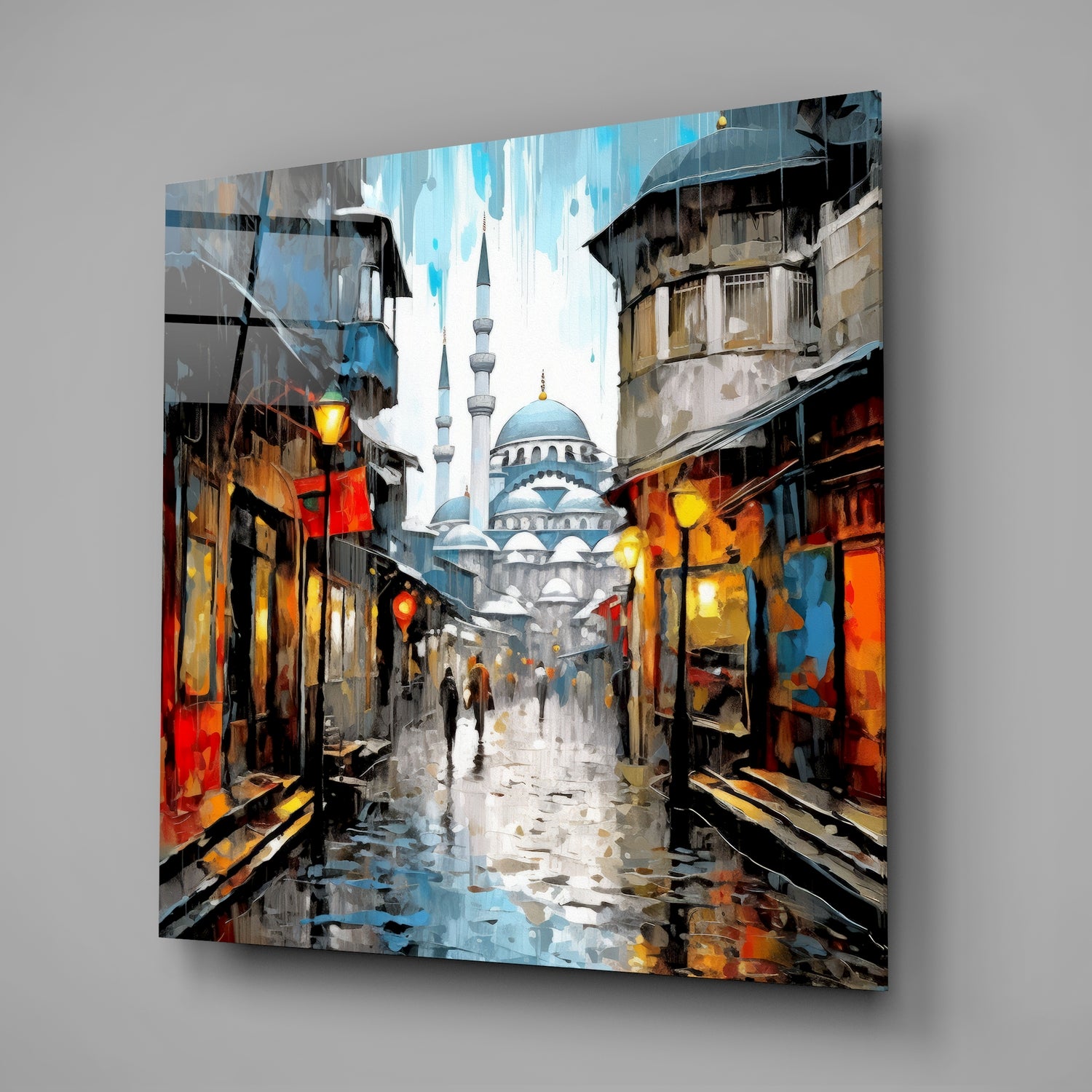 Istanbul Glass Wall Art.