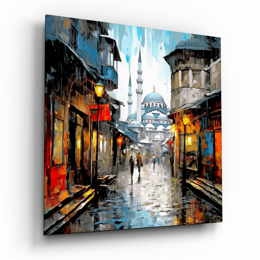 Istanbul Glass Wall Art.