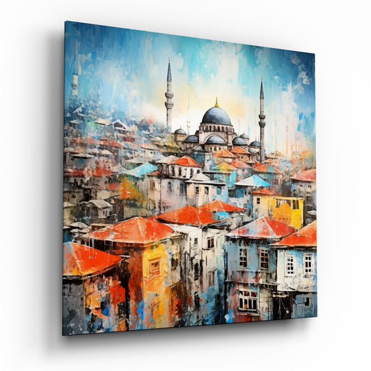 Istanbul Glass Wall Art.