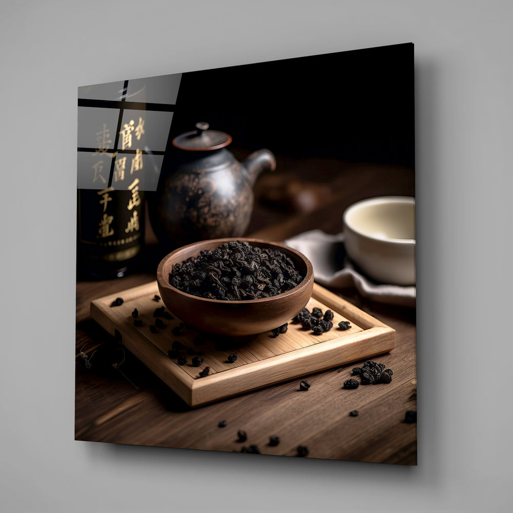 Tea Party Glass Wall Art.