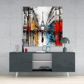 Eiffel Glass Wall Art.