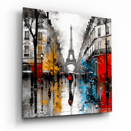 Eiffel Glass Wall Art.