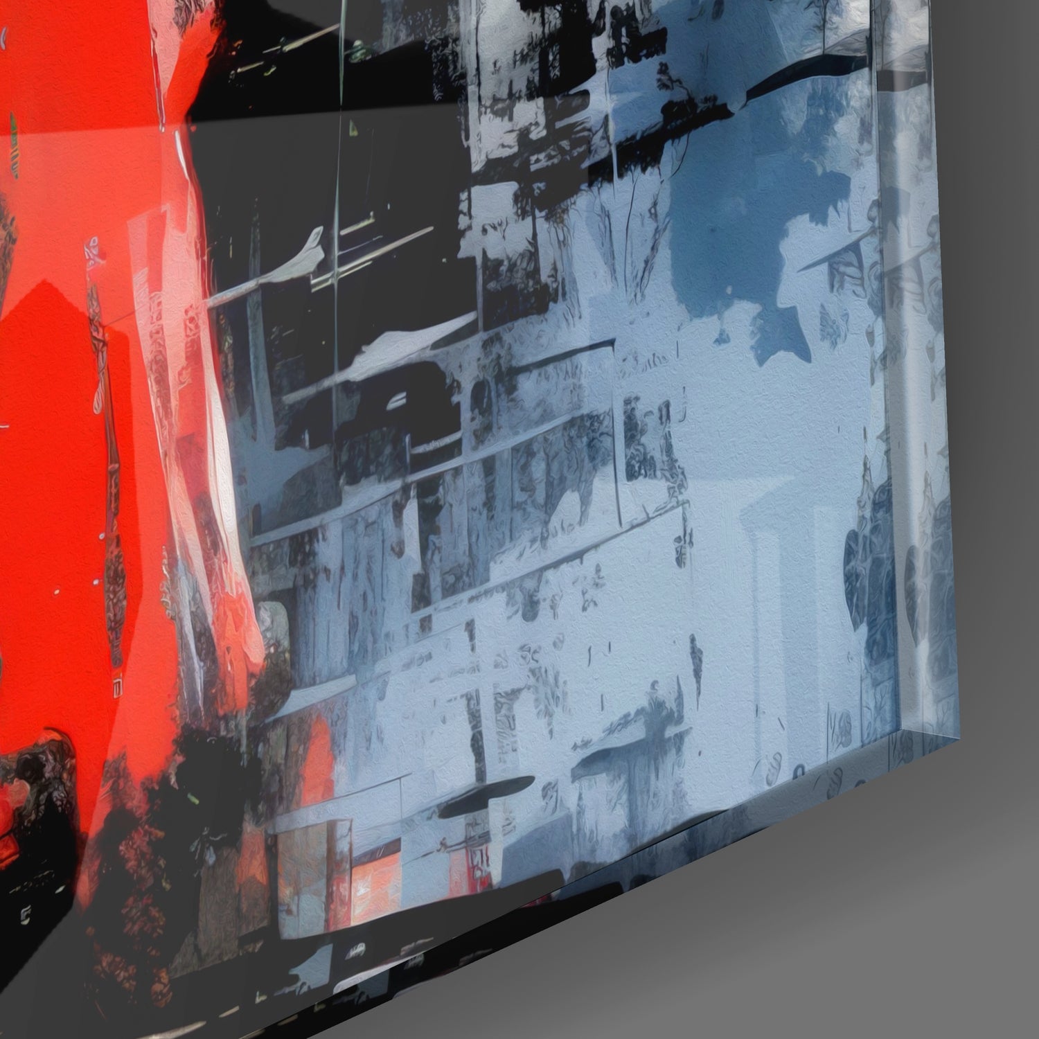 Eiffel Glass Wall Art.