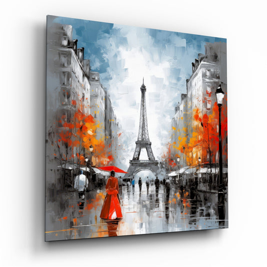 Eiffel Glass Wall Art.
