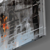 Eiffel Glass Wall Art.