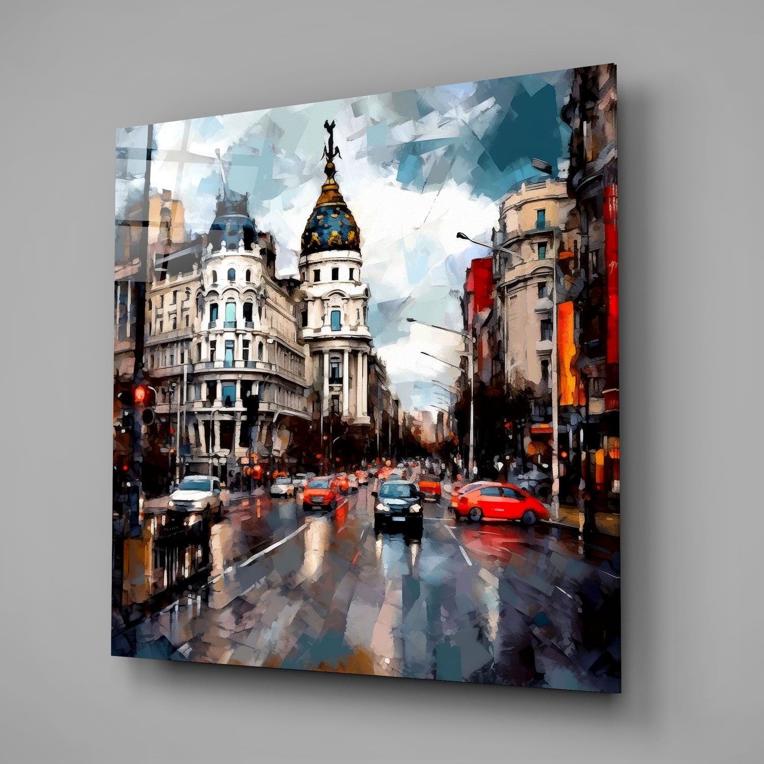 Spain Glass Wall Art.